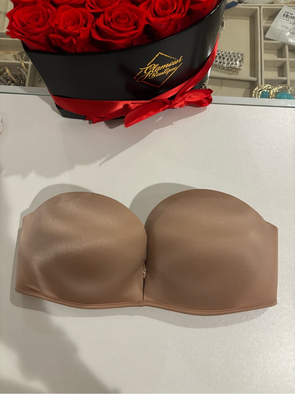 Victoria's Secret Strapless Smooth Molded Bra - Nude